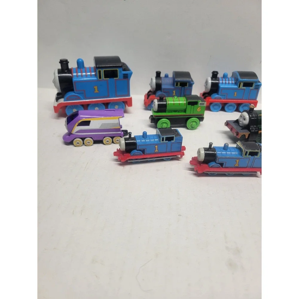 Thomas‎ & Friends Chuggington Train Lot 10pc Wood Diecast Plastic Mixed Engines